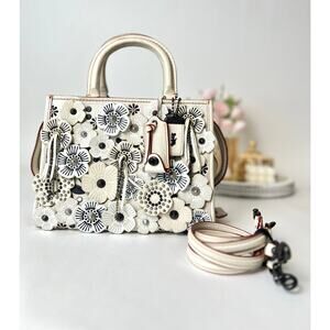 COACH 1941 Wild Tea Rose Rogue 25 in Chalk 86844